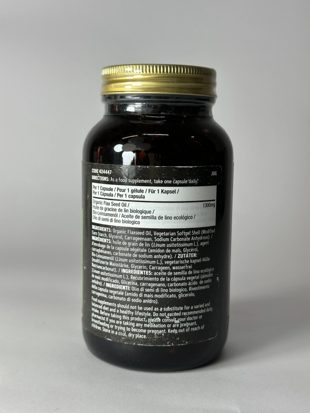 روغن دانه کتان جی ان سی ۹۰ کپسول